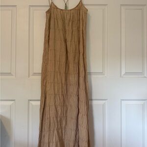 Zara Tan Maxi Dress